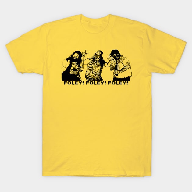 three faces of foley T-Shirt by BradyRain